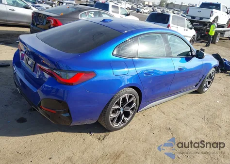 2023 BMW I4 M50 z USA, uszkodzony, nr VIN WBY33AW03PFP31884